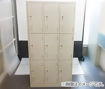 6人用鍵付オフィスロッカー